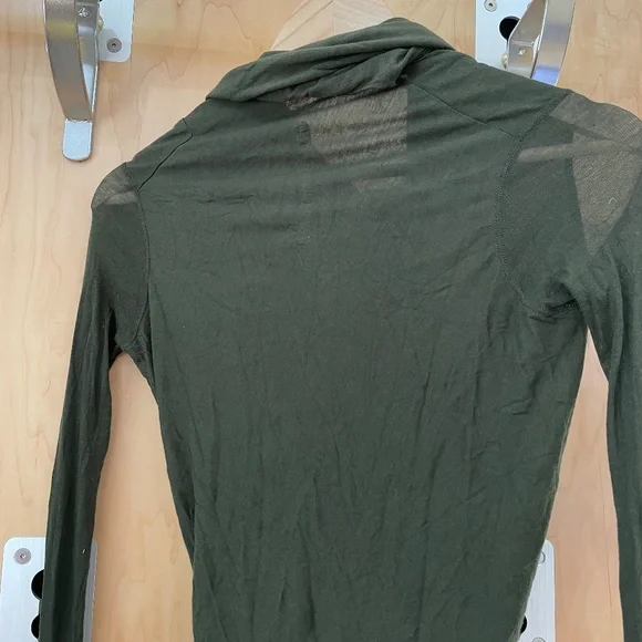 Rick Owens Lilies long sleeve draped top NWT 38IT, US2 - Picture 5 of 8